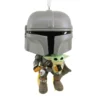 Star Wars The Mandalorian™ With Grogu™ Funko POP!® Hallmark Ornament -Outlet Gift Echoes Store Star Wars The Mandalorian With Grogu Funko POP Christmas Ornament 3HCM1103 01