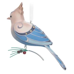Hallmark The Beauty Of The Birds Leucistic Steller's Jay Ornament -Outlet Gift Echoes Store Stellers Jay Blue Bird Keepsake Ornament 1799QXE3307 06