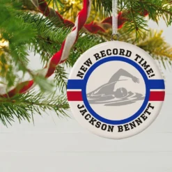 Swimming Ceramic Circle Personalized Ornament -Outlet Gift Echoes Store Swimming Ceramic Circle Personalized Ornament 1999QHE1711B108 02