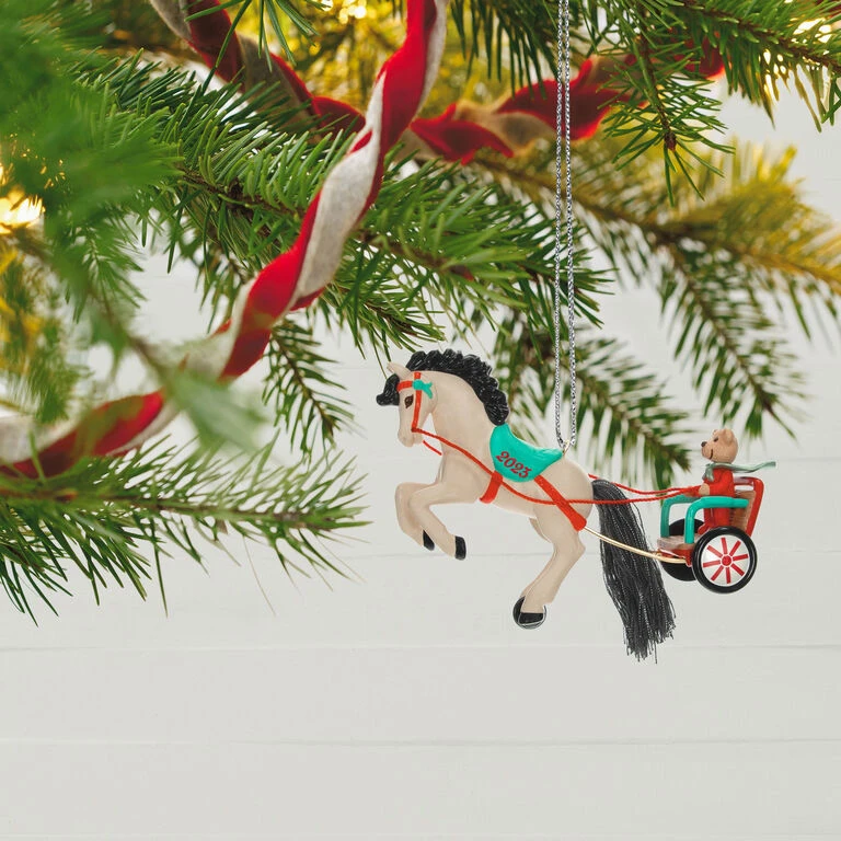 Hallmark A Pony For Christmas 2023 Ornament 4 Hallmark A Pony For Christmas 2023 Ornament - Image 2