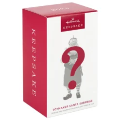 Hallmark Toymaker Santa Surprise Mystery Ornament -Outlet Gift Echoes Store Toymaker Santa Holding Stocking Keepsake Ornament 1999QGO2967 06