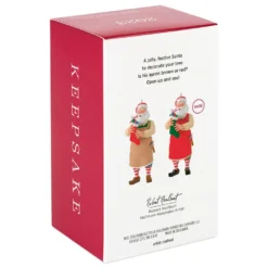 Hallmark Toymaker Santa Surprise Mystery Ornament -Outlet Gift Echoes Store Toymaker Santa Holding Stocking Keepsake Ornament 1999QGO2967 07