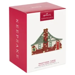 Hallmark Nostalgic Houses And Shops Traditional Tudor 2023 Ornament -Outlet Gift Echoes Store Tudor House Keepsake Ornament 2399QXR8129 04