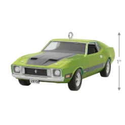 Hallmark Classic American Cars 1973 Ford Mustang Mach 1 2023 Metal Ornament -Outlet Gift Echoes Store Vintage Ford Mustang Car Keepsake Ornament 2199QXR8157 03