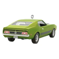 Hallmark Classic American Cars 1973 Ford Mustang Mach 1 2023 Metal Ornament -Outlet Gift Echoes Store Vintage Ford Mustang Car Keepsake Ornament 2199QXR8157 06