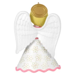 Hallmark Heirloom Angels Ornament -Outlet Gift Echoes Store White Pink Angel Keepsake Ornament 1699QXR8197 06