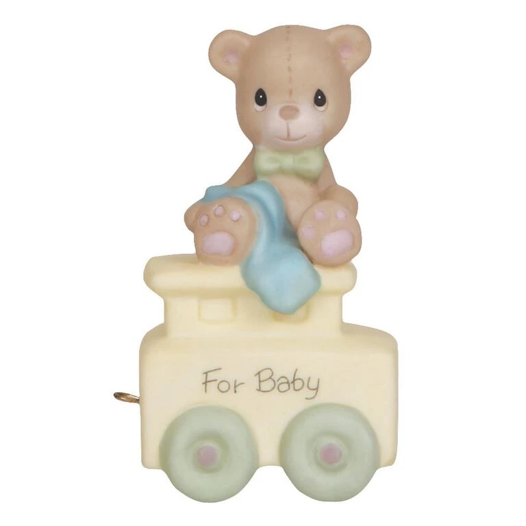 Precious Moments New Baby Teddy Bear Figurine 3 Precious Moments New Baby Teddy Bear Figurine